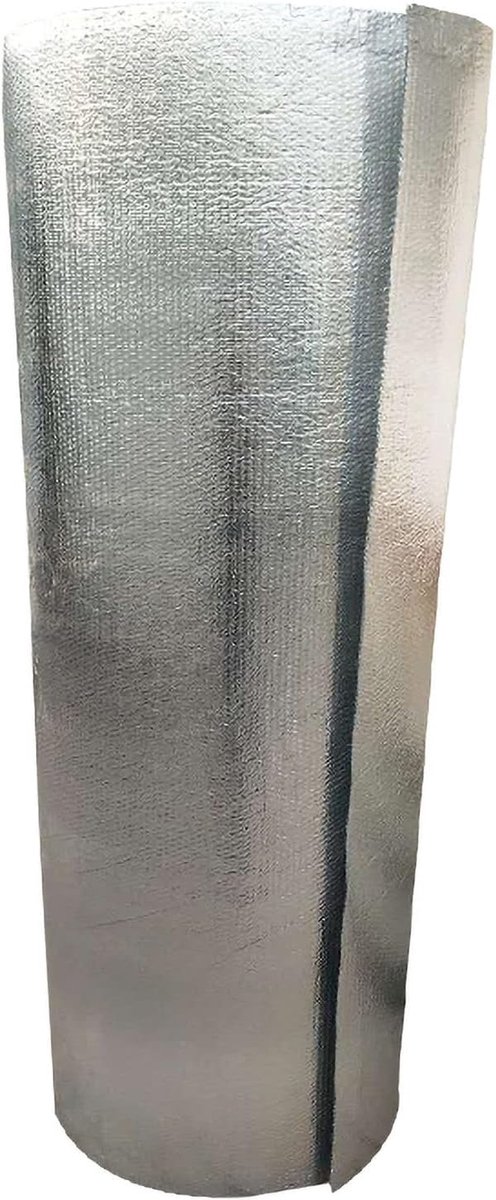 Isolatie folie - Radiatorfolie reflectie - Energie besparen - Dubbellaags aluminium - 4-5 mm dik