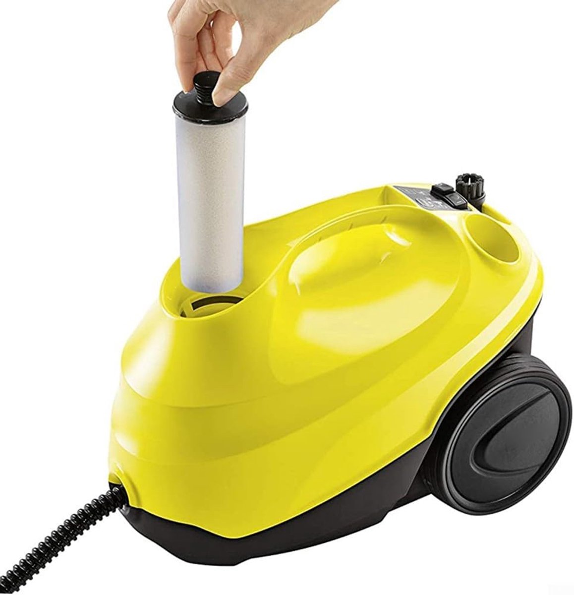 Ontkalkingsfilter Staaf - Reinigingsfilter - Stoomreiniger Onderhoud - Efficiënte Ontkalking - 18 x 5 x 5 cm - Wit