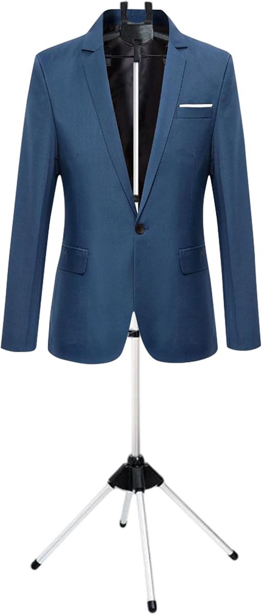 Kleding Stomer Houder - Kledingrek Stomer - Kleding Verzorgen - Telescopische Verstelbaar - 160 cm Hoog - Zwart