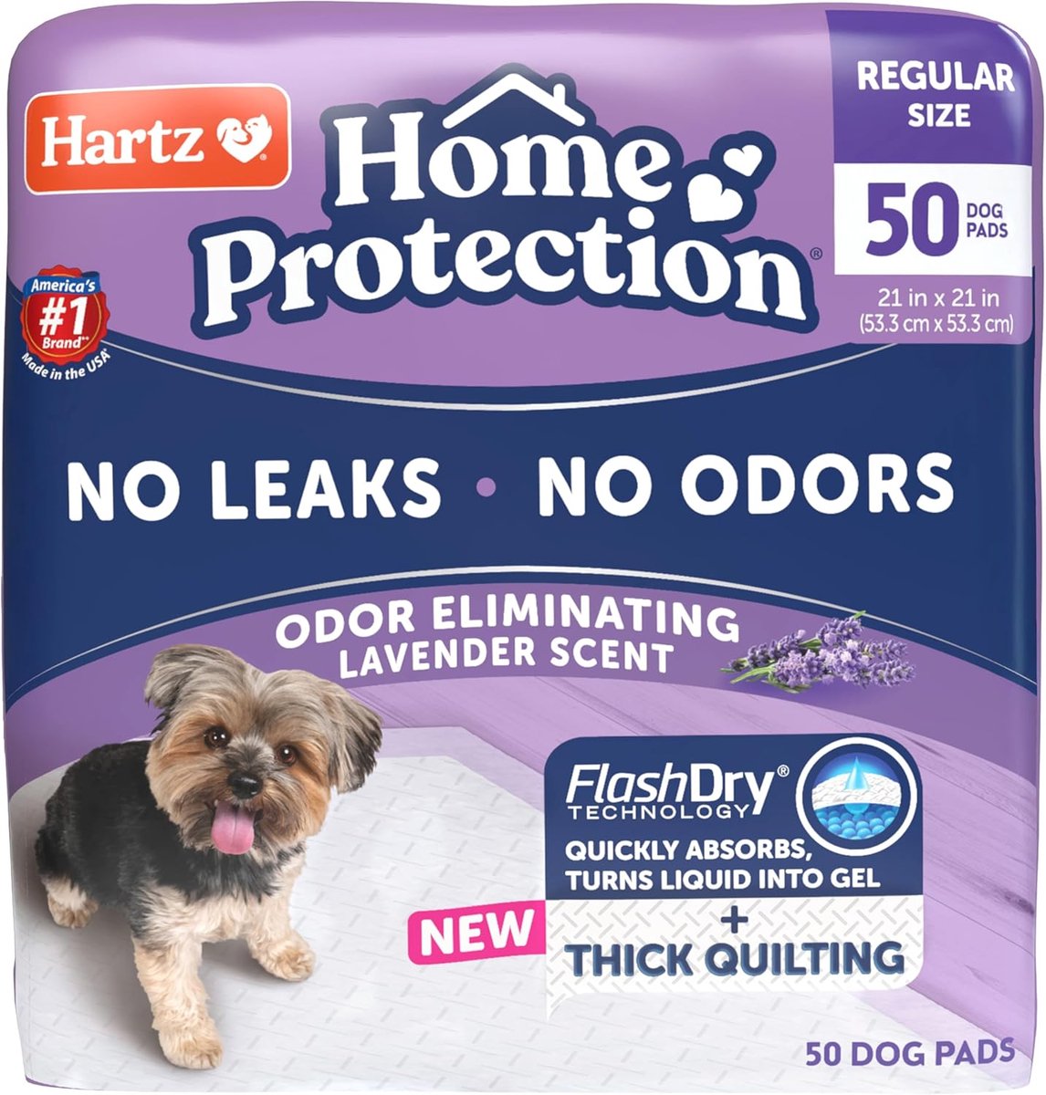 Honden Trainingspads - Plasmatjes - Zindelijkheidstraining - Super absorberend - 50 stuks - Lavendel geur