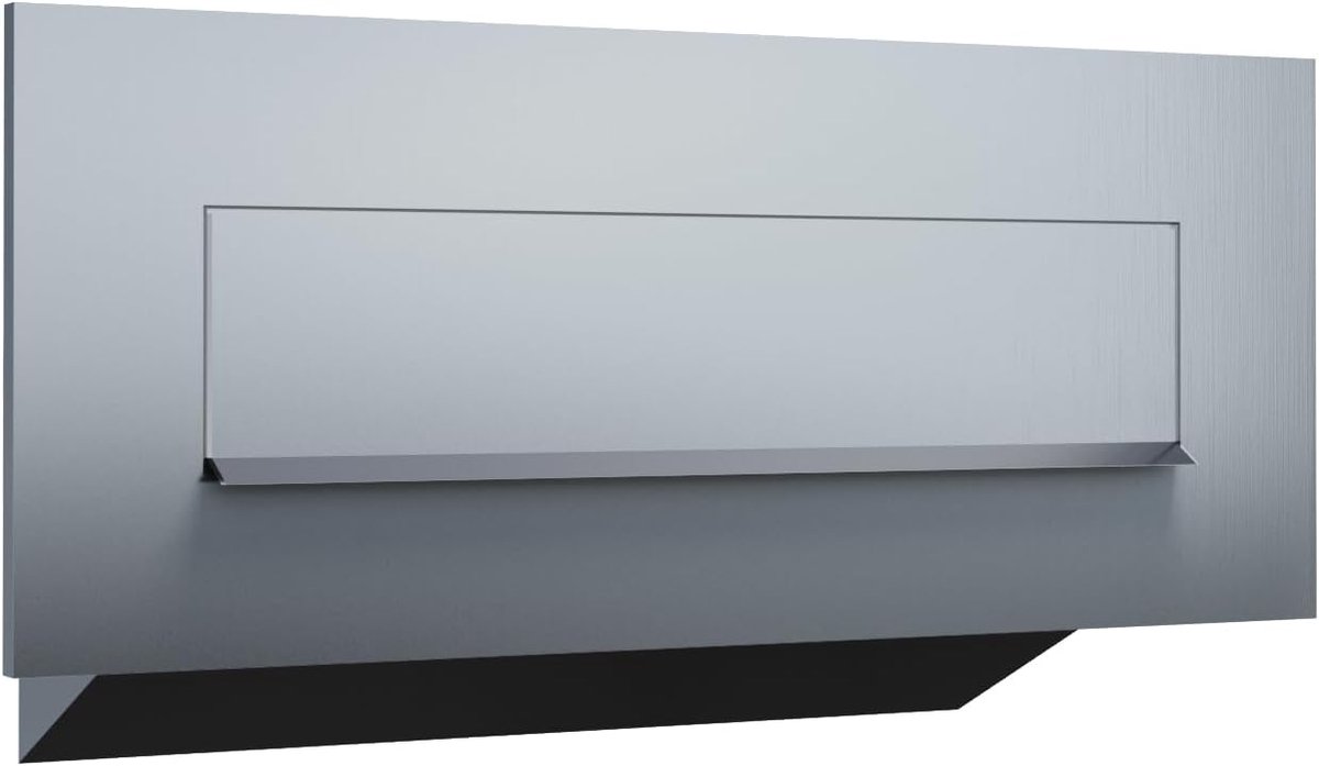 Muurdoorwerp brievenbus - Post doorvoer - Gevel integratie - Variabele schacht - 335 tot 58 cm - Roestvrij staal