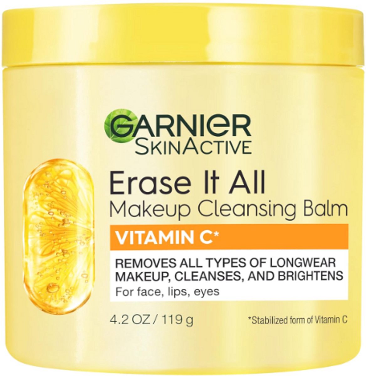 Garnier Erase It All Makeup Cleansing Balm met Vitamine C 119g – Gezichtsreiniger & Make-up Remover – Verhelderende Balm