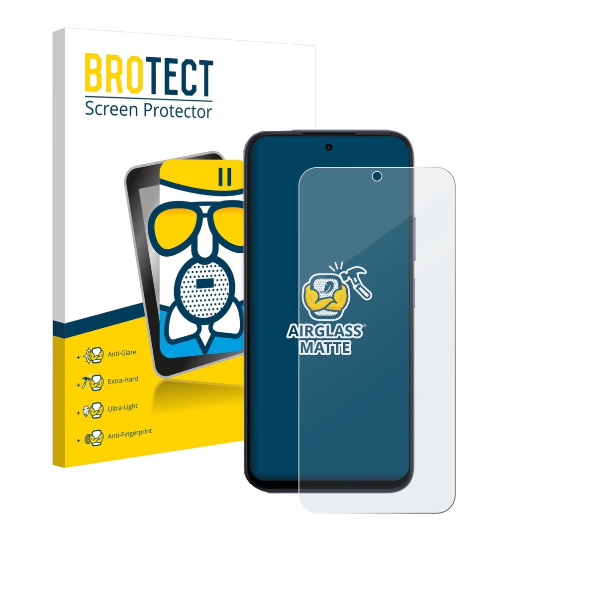 BROTECT - Screenprotector voor Oppo A6x 4G - Folie Beschermfolie Beschermglas matte