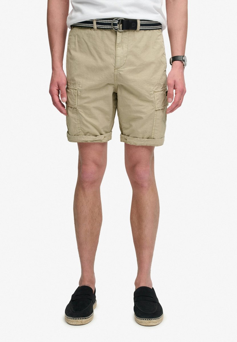 Superdry Ripstop Light Cargo Shorts Heren Korte broeken Beige