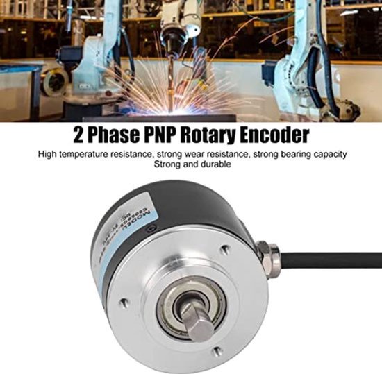 2-Fase Rotary Encoder - DC5-24V - RVS ABS - 1000P/R en 2 Inch Dikte | bol