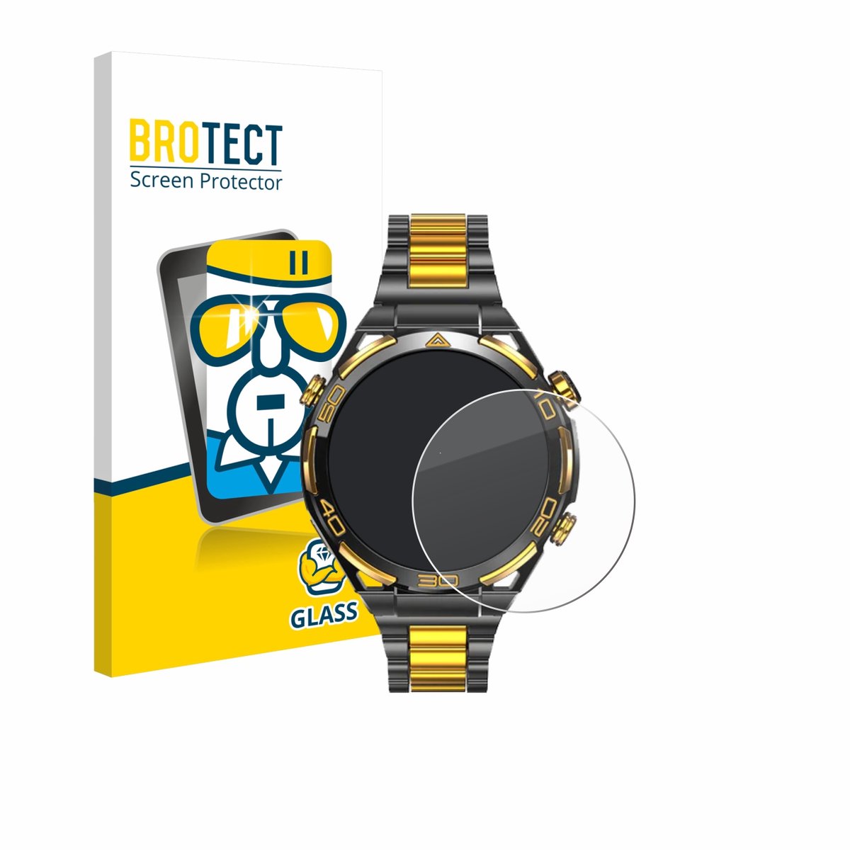 BROTECT - Glas Screenprotector voor Blackview W90 Pro - Gehard Beschermglas 9H