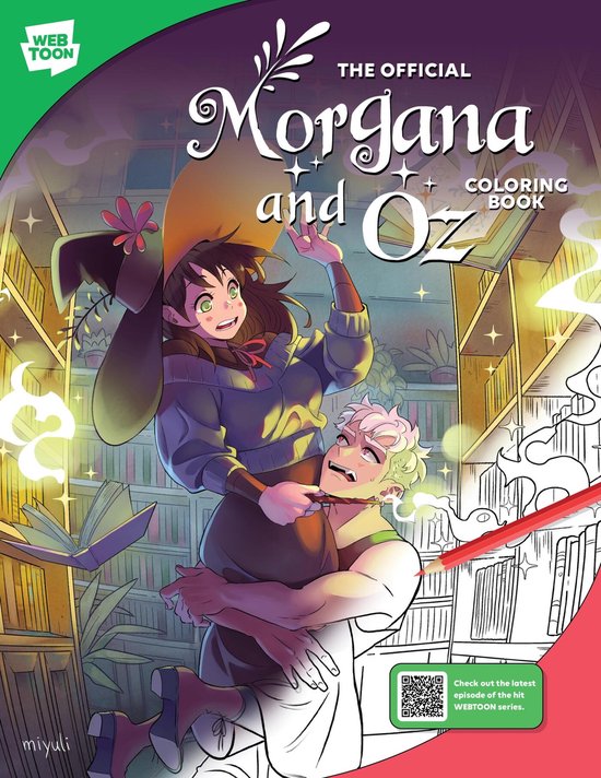 WEBTOON-The Official Morgana and Oz Coloring Book - cover