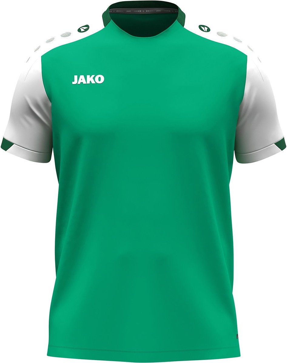 Jako Dynamic T-Shirt Dames - Groen / Wit / Donkergroen | Maat: S
