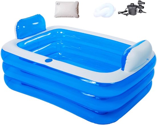 Core® Jacuzzi Opblaasbaar - Jacuzzi - Blauw - ‎160cm x 120cm x 60cm