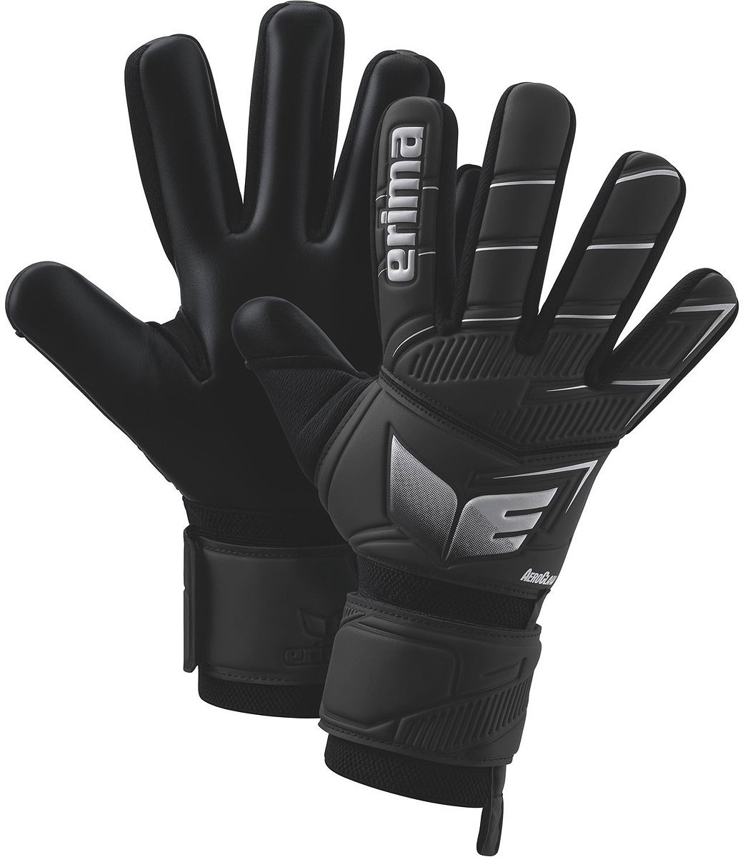 Erima Aeroclaw Challenger Keepershandschoenen - Zwart / Wit | Maat: 4