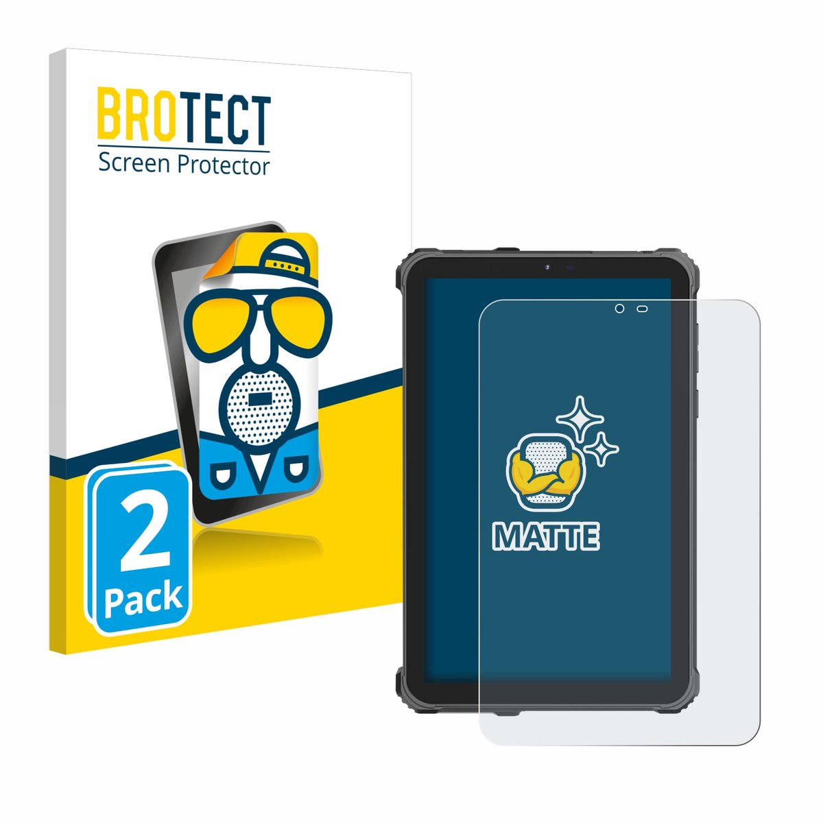 BROTECT - Screenprotector voor Oukitel RT3 Pro - Folie Beschermfolie matte 2 Stuks