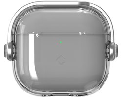 Coverzs TPU & PC clear case geschikt voor AirPods 4 - Doorzichtig beschermhoesje - Optimale bescherming