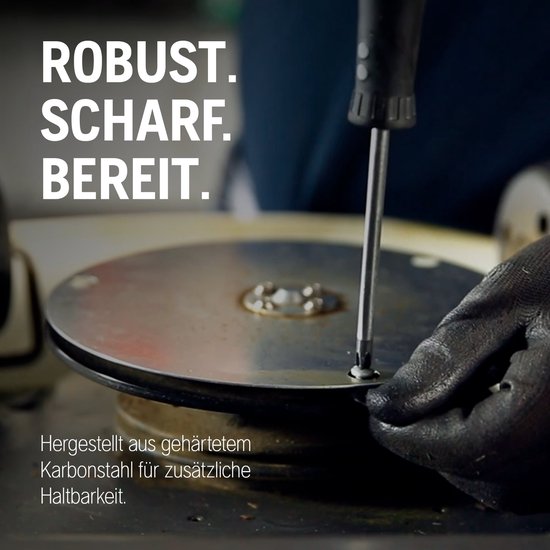 Husqvarna - robotmaaier mesjes - Carbon Steel - 9 stuks van Husqvarna — afbeelding 3