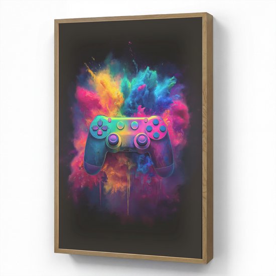 Veilleuse 60x90 cm - Lampe enfant - Manette - Néon - Explosion - Colorée - Lampe de table chambre enfant sans fil - Lampe de chambre - Lampe de chevet enfants - Petite lampe enfant - Applique chambre bébé - Veilleuses