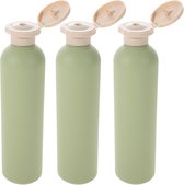 Spuitflessen, 50 ml heldere lege fijne nevel plastic reisverstuiver fles set, kleine navulbare vloeibare containers met 2 stuks trechters en 24 stuks etiketten voor make-up cosmetisch haar (6 stuks