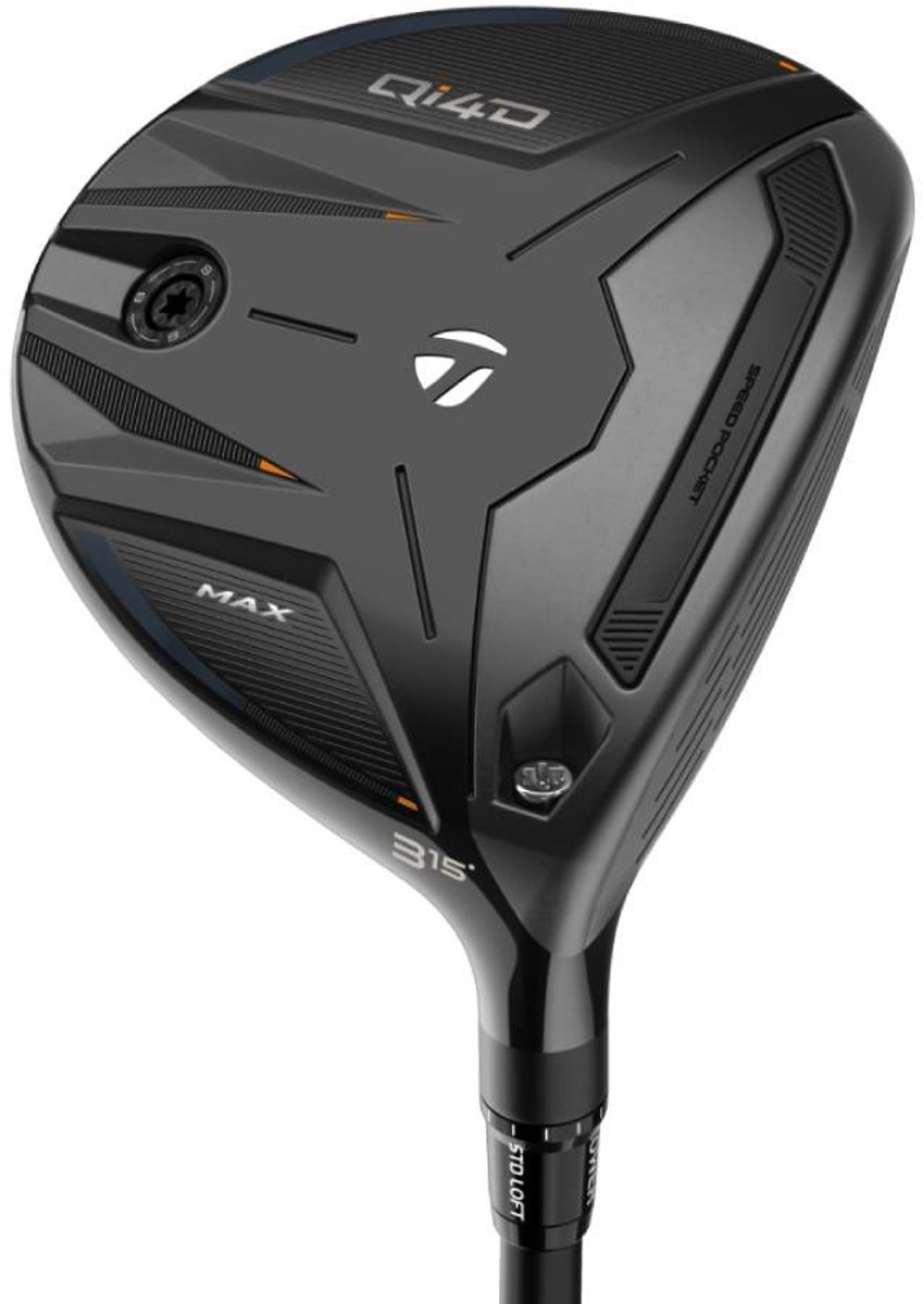 TaylorMade Qi4D Max Fairway Wood 2026 | 9 | 24° Loft (instelbaar van 22° tot 26°) | Rechtshandig | Regular |