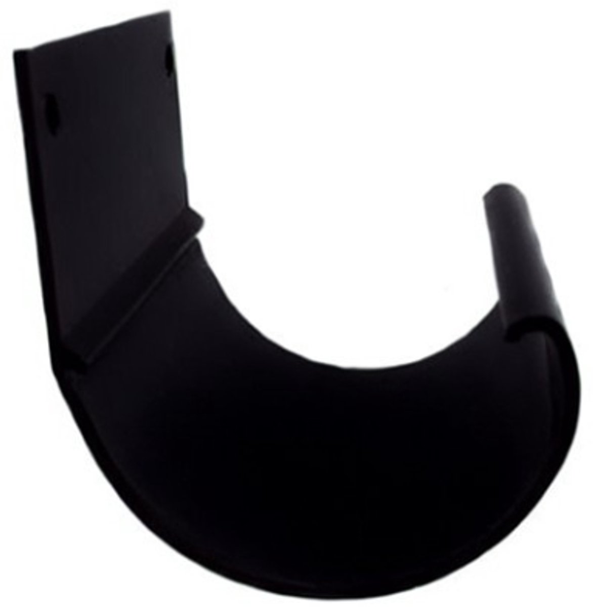 Renoplast® R50 aluminium gootverbinder | 8 cm Zwart | Dakgoten Regengoot Dakafvoer Randprofielen van plaatstaal | Tuinhuisje Carport Terras Balkon plug-in kanaa
