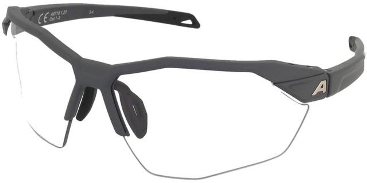 Zonnebrillen Alpina Twist Six HR V Midnight Grey Matt/Varioflex Black