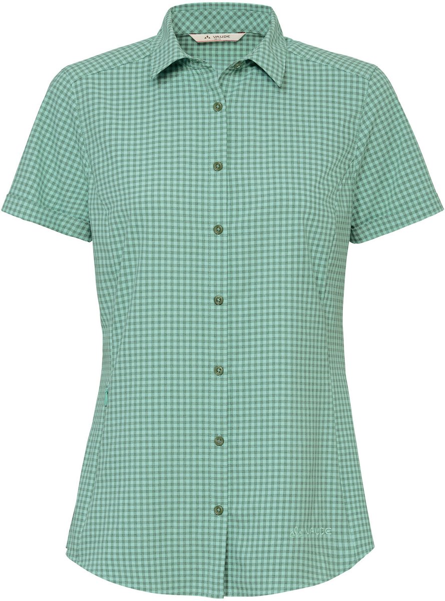 VAUDE Seiland Shirt III Blouse Dames Outdoor Sportshirt BlouseGewone pasvorm Sage
