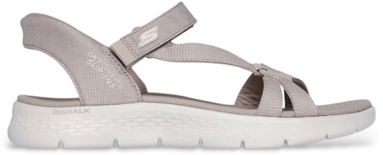 Skechers GO WALK FLEX SANDAL - ILLUMIN Dames Sandalen - Taupe