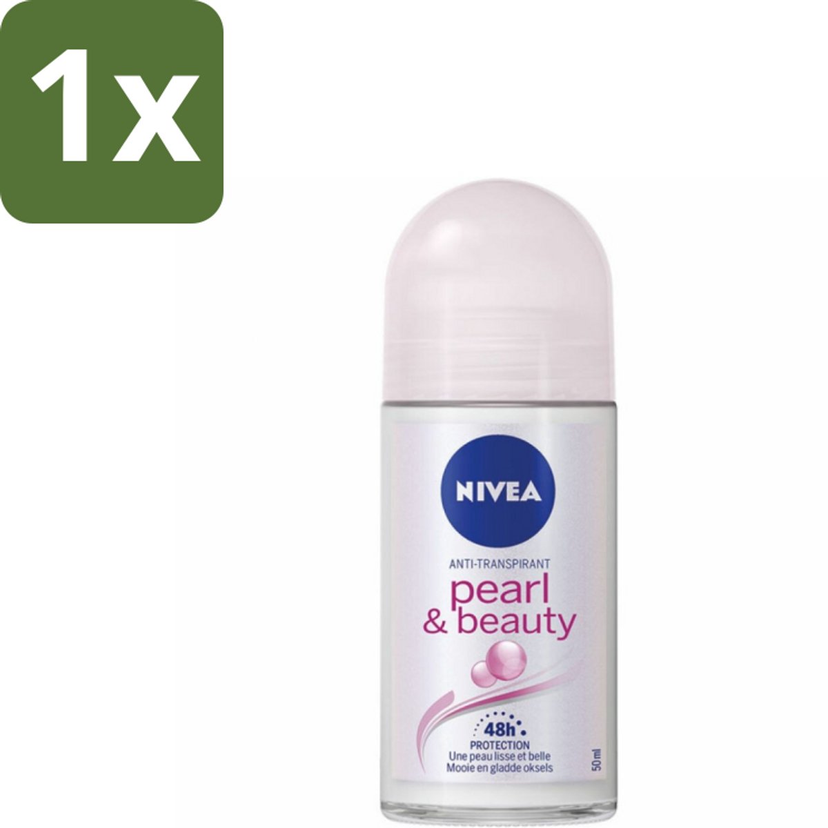 Nivea – Deodorant Roller – Pearl & Beauty – 50 ml - 1 stuk