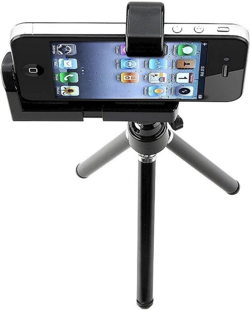 Universele Telefoon Statief - Flexibel Driepoot Statief voor Smartphone met 360° Rotatie