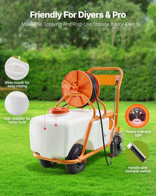 VEVOR-sproeier Druksproeier Rugzaksproeier Tuinsproeier 60L 0-90PSI van VEVOR — afbeelding 3