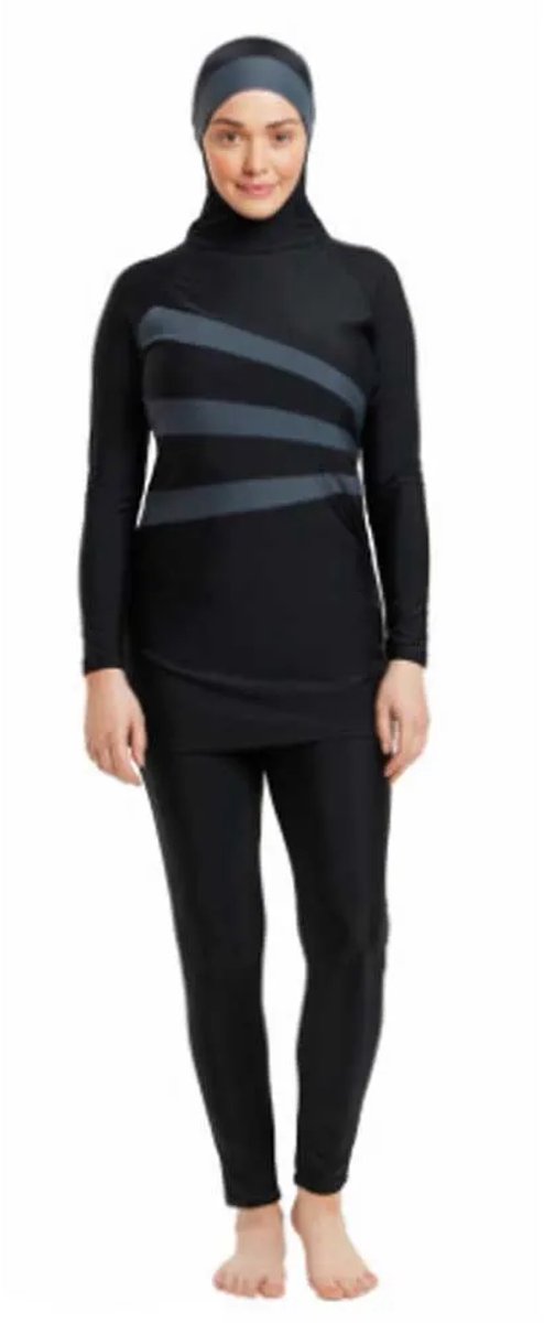 Zoggs Meelup Modesty Zwemkleding Zwart 42 Vrouw Black / Grey