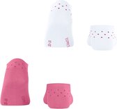 Esprit Fine Dot 2-Pack slijtvast huidvriendelijk katoen multipack sneakersokken enkelsokken dames veelkleurig - maat 35-38