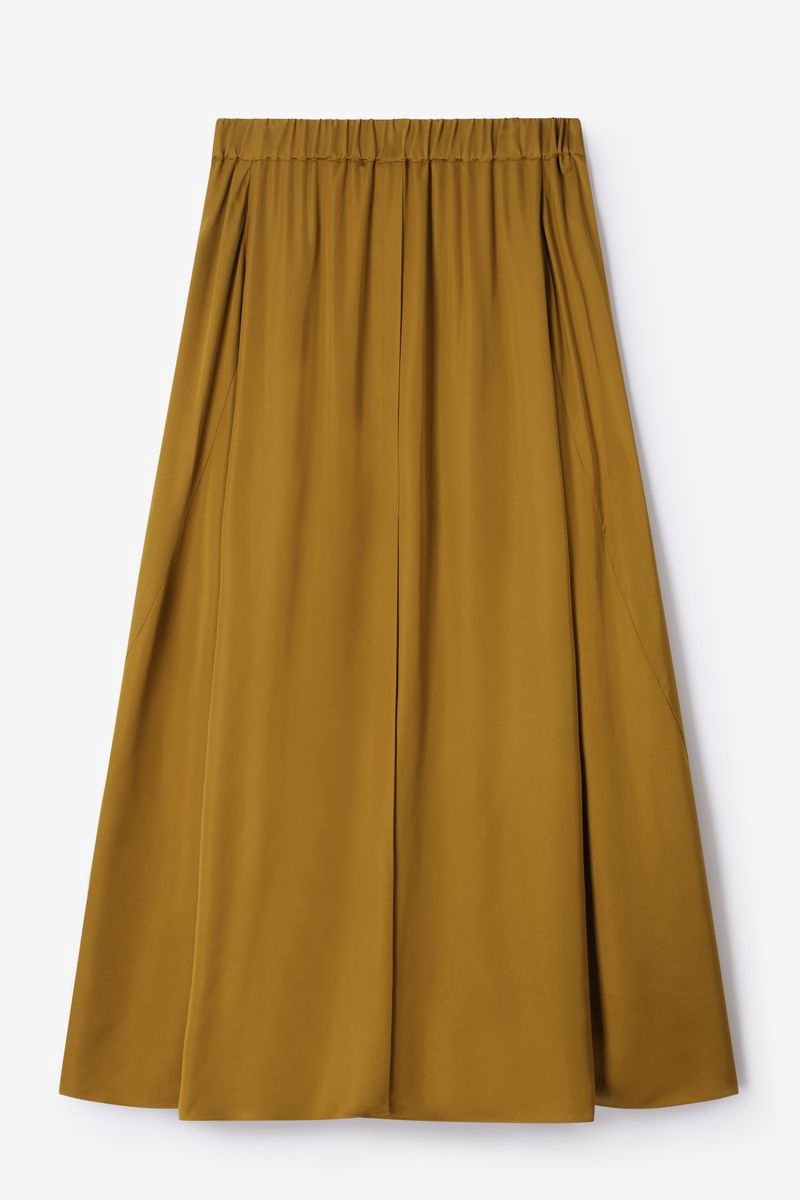 Sissy-Boy - Donkergele maxi rok