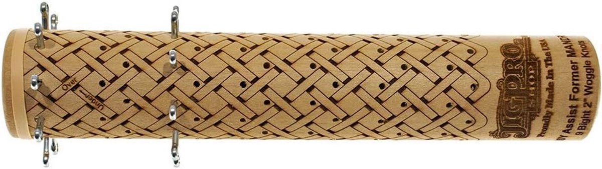 Knoop Hulp Gereedschap - Knoop Binder - Knopen Maken - Ingegraveerde Instructies - 2 Inch 9 Bight