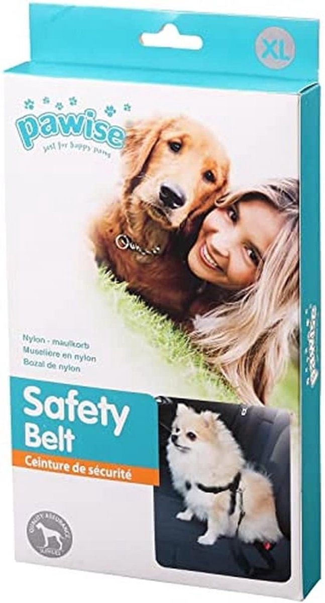 Veiligheidstuig Hond - Autogordel voor hond - Veilig reizen - Verstelbare borstband - 50-70 cm - Zwart