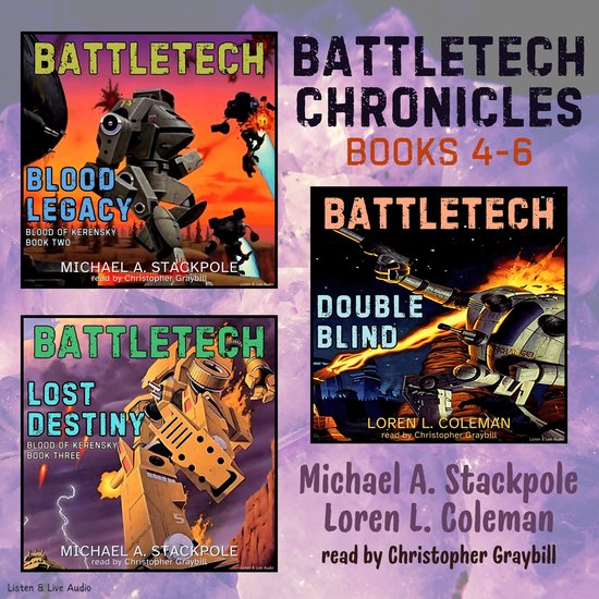 BattleTech Chronicles Books 4 - 6 - cover