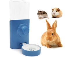 TuseRxln Drinkfles Voor Knaagdieren - Automatische Waterdispenser - Voor Konijn Cavia Hamster - 500 ml - Transparant