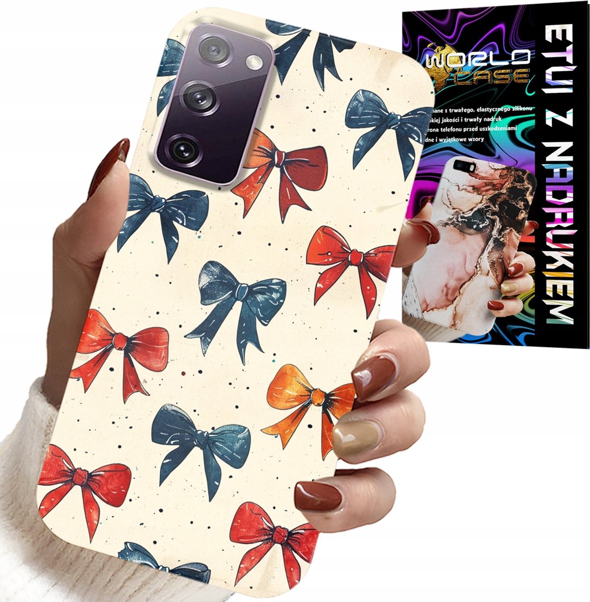 HOESJE VOOR SAMSUNG GALAXY S20 FE - KLEURRIJKE LINTEN MET MODIEUZE PATRONEN