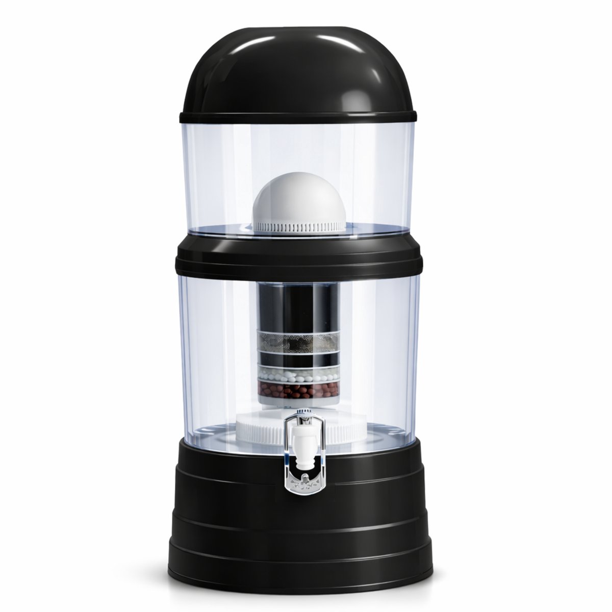 Ventji® Waterfilter - Waterzuiveringsapparaat - Waterdispenser - 14 Liter - Zwaartekracht Waterfilter Systeem - Altijd Schoon Drinkwater Zonder Stroom