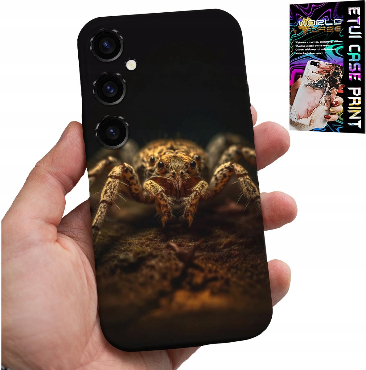 HOESJE VOOR SAMSUNG GALAXY S24 - SPIDER TARGET CATCHERS ARACHNIDS HOESJE