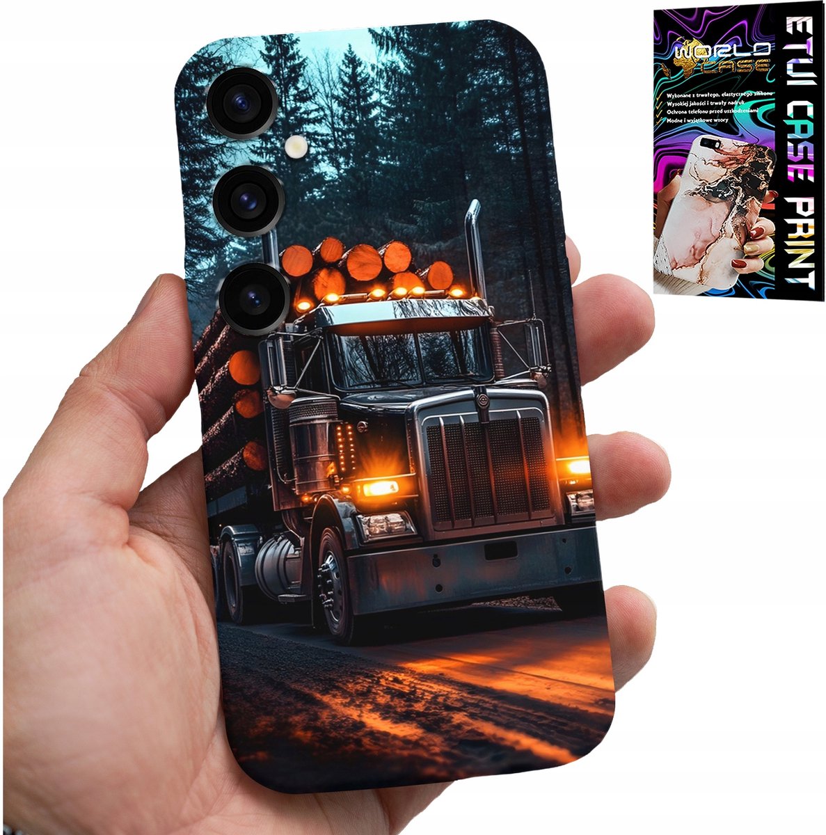 HOESJE VOOR SAMSUNG GALAXY A13 5G - ACHTERKANT MET TRUCK-MODEL