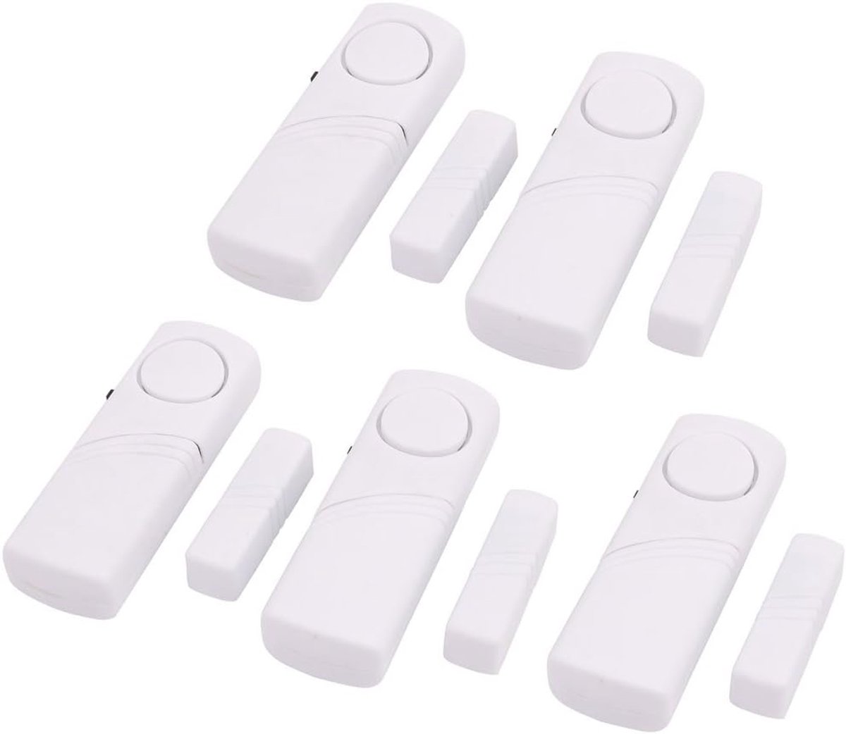 Deur raamcontact - Magnetische sensor - Huisbeveiliging - Draadloze installatie - Wit