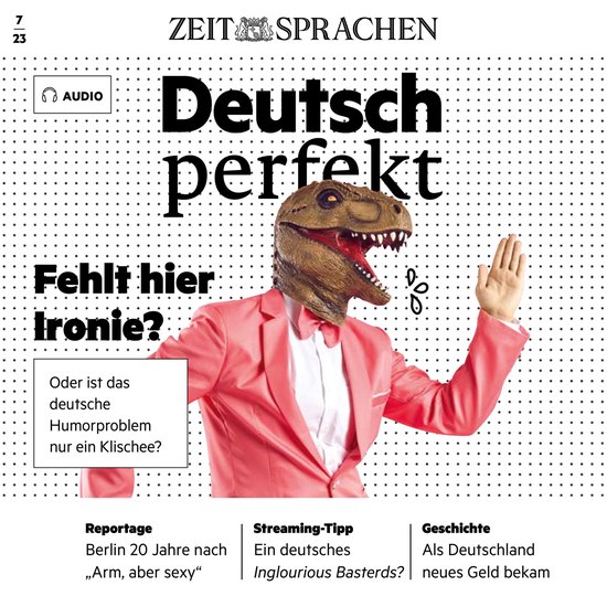 Deutsch lernen Audio – Fehlt hier Ironie? - cover