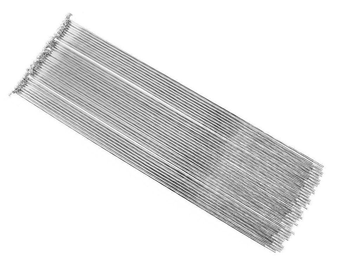 SLE Spokes Serie - Stalen Spaken - 244 mm - Verzinkt - Zilver