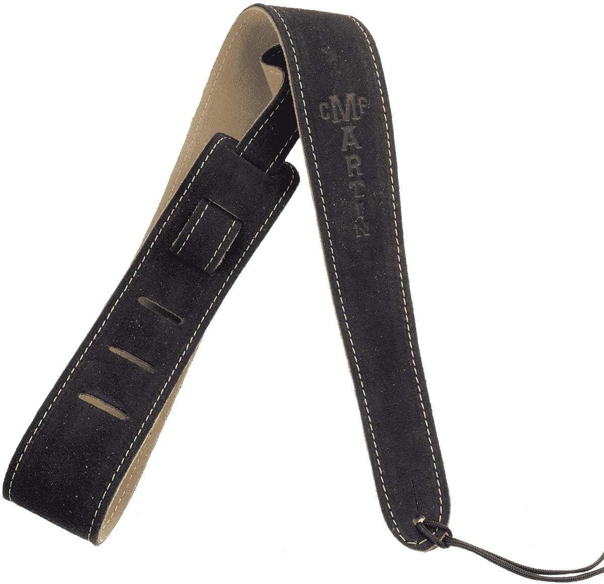 Gitaarband Suède - Muziekaccessoire - Optreden - Zacht Draagcomfort - 63 cm Breed - Bruin