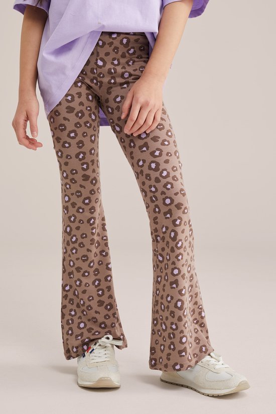 Leggings évasés Filles WE Fashion avec imprimé