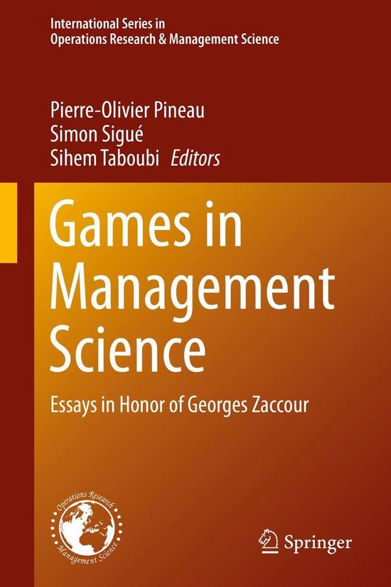 Business and Management (R0) - Games in Management Science - cover