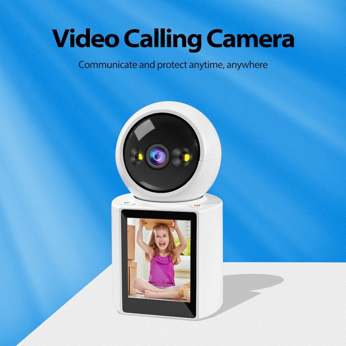 Monitor - HD WiFi IP Camera - Beveiligingscamera met Video Bellen en App-bediening - 2MP Resolutie - IP65 Waterdicht - Geschikt voor Binnen en Buiten – foto 2
