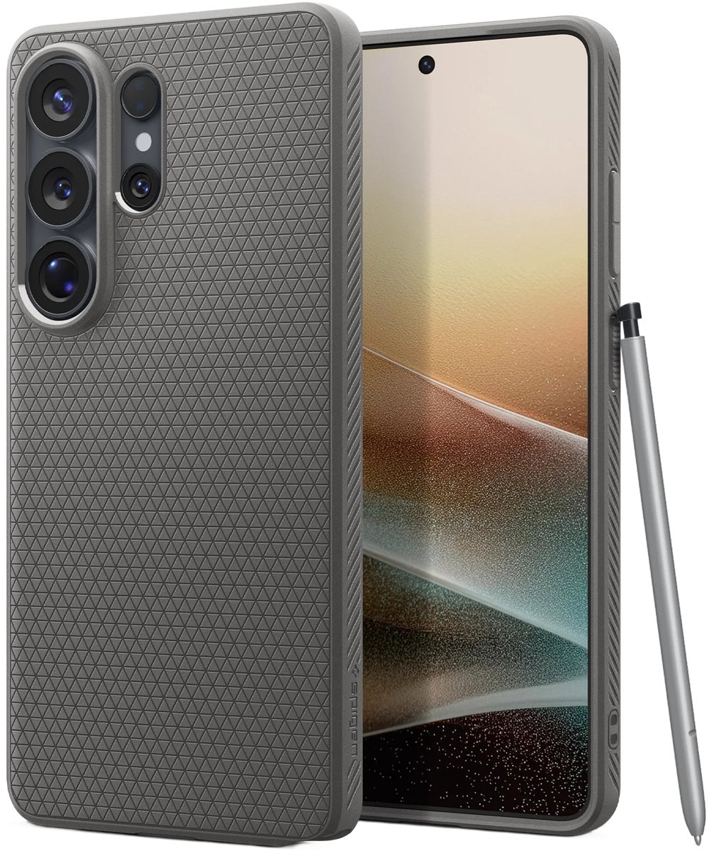 Spigen Liquid Air™ MagFit Backcover geschikt voor Samsung Galaxy S26 Ultra - Marble Gray