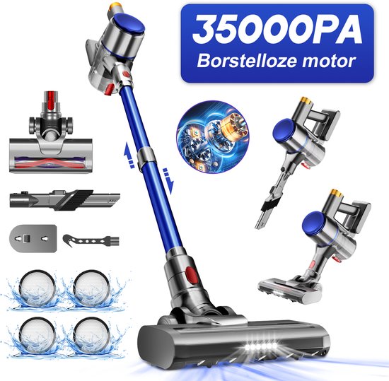 Elekiatech Steelstofzuiger - 35000Pa - 300W Steelstofzuiger - Elekiatech - €84,62