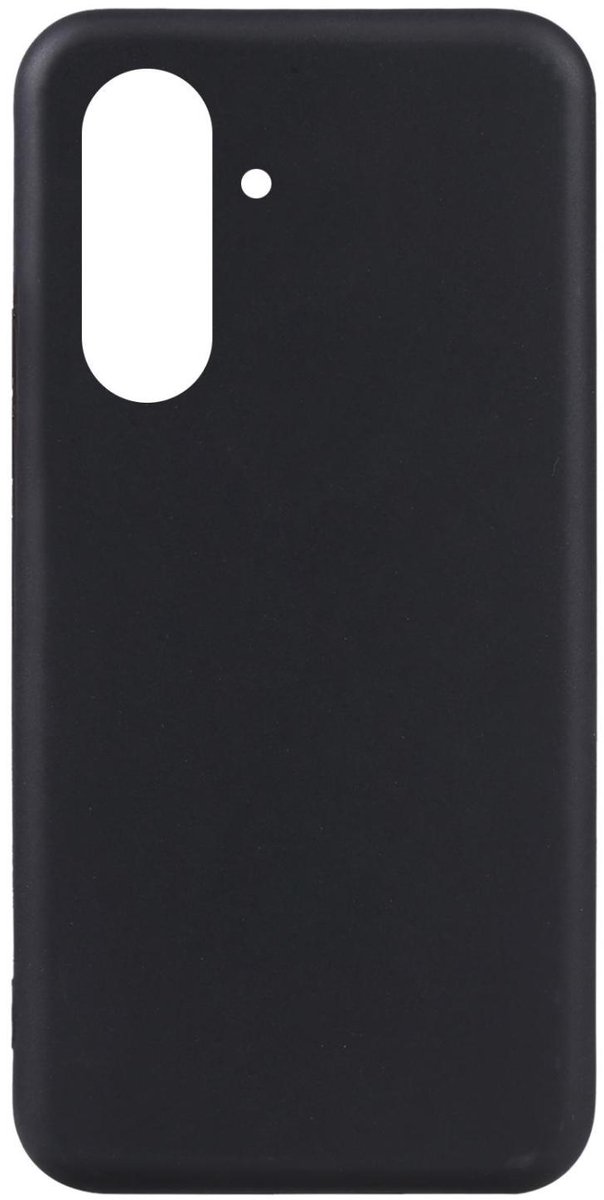 Mobigear Hoesje geschikt voor Samsung Galaxy A37 Telefoonhoesje Flexibel TPU | Mobigear Basics Backcover | Galaxy A37 Case | Back Cover - Zwart