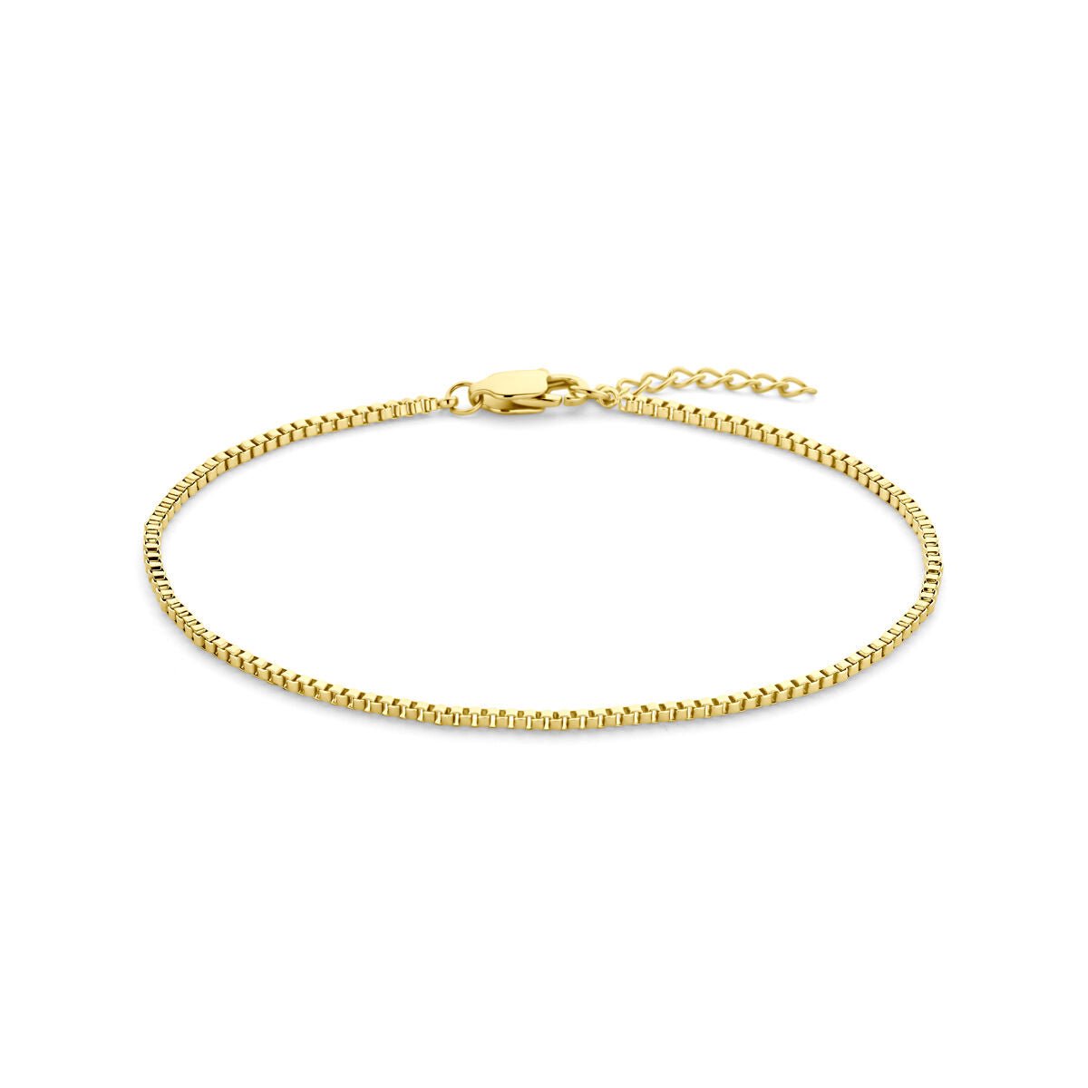 Edelstalen armband venetiaans ion plating 1,5 mm 19 + 2 cm - 6506163
