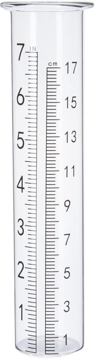 Glazen Vervangingsbuis voor Regenmeter 7 Inch Capaciteit Tuin Buiten